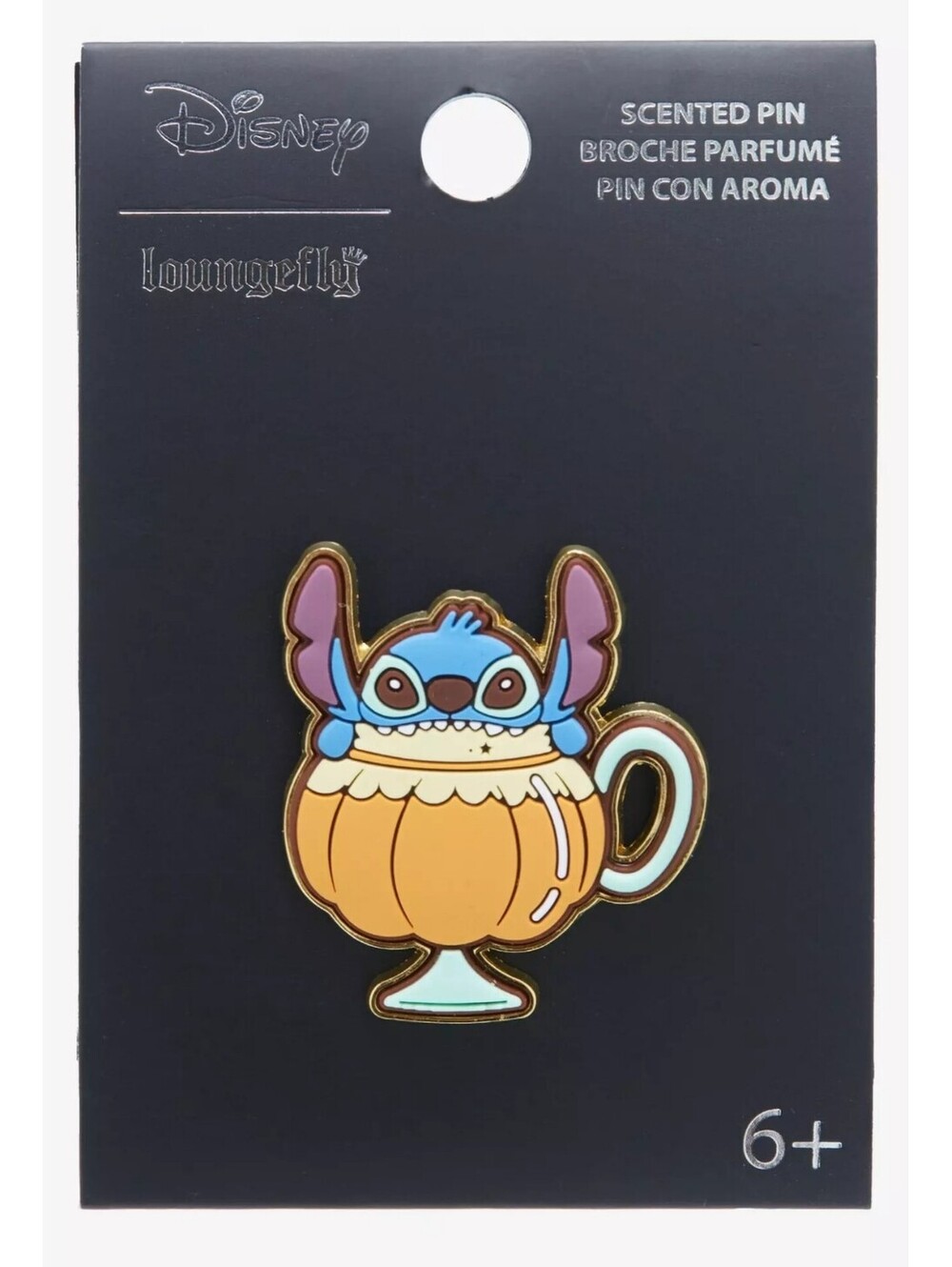Loungefly Disney Lilo & Stitch Pumpkin Spice Scented Pin
